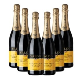 Valdobbiadene Prosecco DOCG - Marca Oro - Valdo - 6 x 0.75 l - Vénétie - Italie