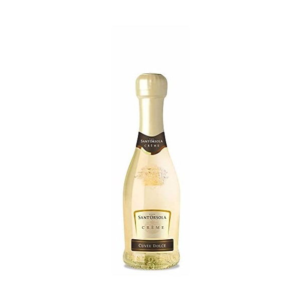 SANTORSOLA Cuvèe Dolce La Creme Vin Petit Petillant Doux Italien Set de 3 Bouteilles x 20 cl