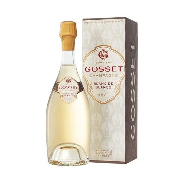 Champagne Gosset Grand Blanc de Blancs avec étui - 75 cl