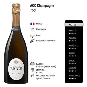 Champagne Brut Héritage - Rosé - Champagne Brice 75cl 