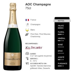 Champagne Cuvée Léonie Brut - Blanc - Champagne Canard-Duchêne 75cl 