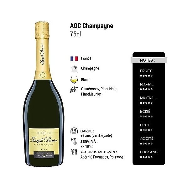 Champagne Cuvée Royale Brut - Blanc - Champagne Joseph Perrier 75cl 