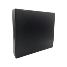 Coffret Cadeau noir - Champagne Marquis de Pomereuil -1 Brut - Cacaotines 1x150g et Raisins au sauternes 1x100g MAISON GU