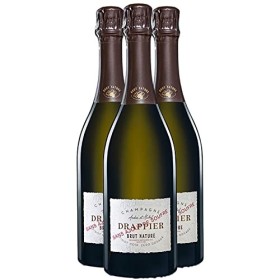 Champagne Brut Nature Zéro Dosage - Blanc - Champagne Drappier 3x75cl 