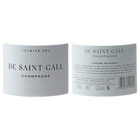 Champagne Premier Cru Blanc de Blancs Brut - Blanc - De Saint-Gall 3x75cl 