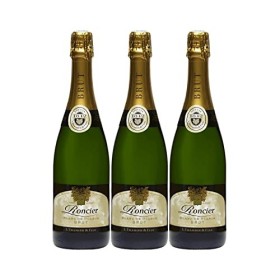 Vin Mousseux Blanc de Blancs Brut - Blanc - Roncier - Vin Blanc 3x75cl Effervescent