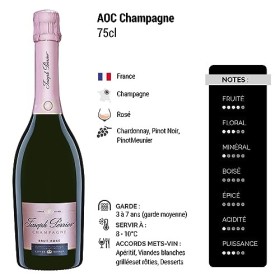 Champagne Cuvée Royale Brut - Rosé - Champagne Joseph Perrier 3x75cl 