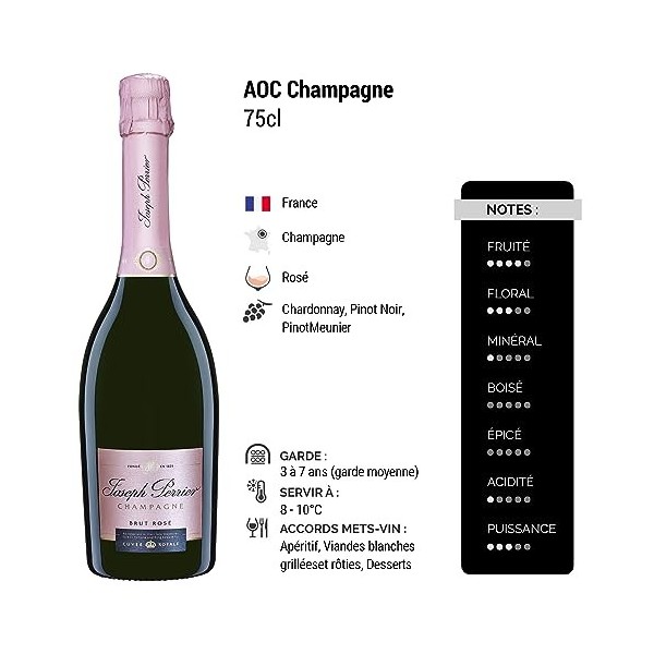 Champagne Cuvée Royale Brut - Rosé - Champagne Joseph Perrier 3x75cl 