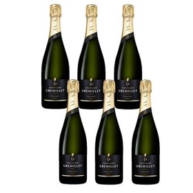 Lot 6x Sélection Brut - Champagne Gremillet - Champagne 75cl - CHAMPAGNE - Haute Valeur Environnementale