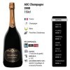 Champagne Grande Sendrée Brut MAGNUM Blanc 2008 - Champagne Drappier - 150cl - Cépages Pinot Noir, Chardonnay - 2 étoiles Gui