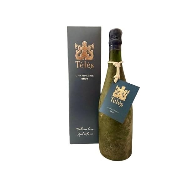 Champagne Télès, Vin Sous Marin Immergé en Mer, Coffret Cadeau