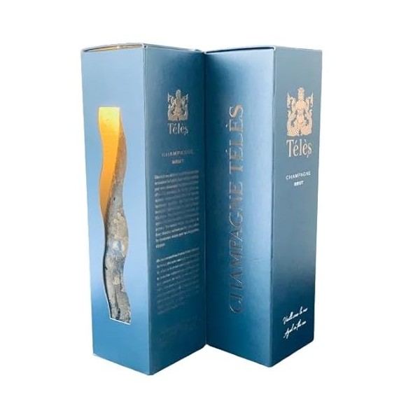 Champagne Télès, Vin Sous Marin Immergé en Mer, Coffret Cadeau