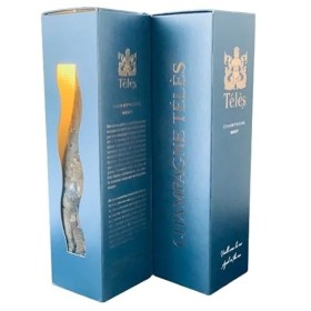 Champagne Télès, Vin Sous Marin Immergé en Mer, Coffret Cadeau