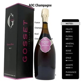 Champagne Grand Rosé ETUI - Rosé - Champagne Gosset 75cl 