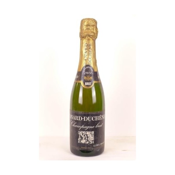 37 cl champagne canard-duchêne brut demi-bouteille pétillant 1971 - champagne