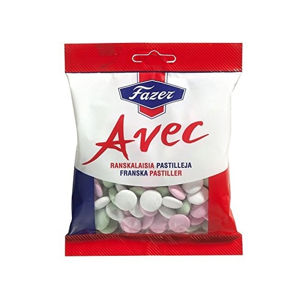 Fazer Avec Ranskalaisia Pastilleja French Pastilles Mint Chocolates Bag 150g 