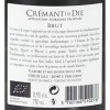 Crémant de Die AOP Brut - Cuvée Équinoxe - Monge Granon - 75 cl - Lot de 6