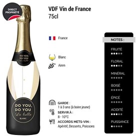 Do you, Do you La Bulle Blanc - Notre Histoire - Vin de France - Lot de 6x75cl - Cépage Airen