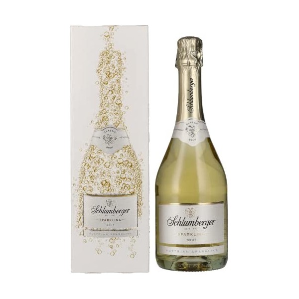 Schlumberger Brut Classic Vins Mousseux en Coffret Cadeau 0.75 L