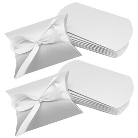 HAPINARY 50 Boîtes Boîte à Oreillers Boîte à Bonbons Cadeaux De Bas De Noël Cube De Cadeau De Bonbons Friandises pour Bas De 