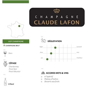 Champagne Claude Lafon - AOP Champagne - Brut Blanc - 1 bouteille x75cl