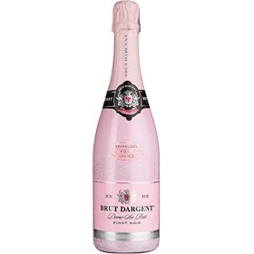 BRUT DARGENT Party Set Vin Mousseu avec 6 verres 2,25 L