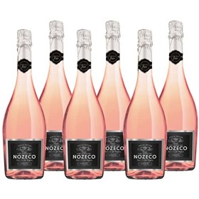 Nozeco Rosé - Effervescent Rosé sans Alcool à Base de Vin Désalcoolisé - Vegan 6 x 0.75 l 
