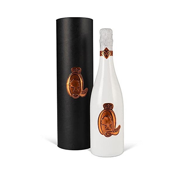Queen Rosé Sekt 0,75 l in schwarzer Tube - perfekt als Geschenk für Ihre Queen, Frau, Freundin, Mutter