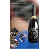 Bouteille pour fête de remise de diplôme – Bouteille champagne italienne 0,75 l avec inscription « Auguri Docteur » ou « Doct