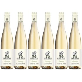 Hans Baer - Riesling désalcoolisé - Vin blanc sans alcool 6 x 0,75 L 