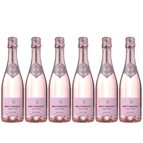 Brut Dargent Vin effervescent Brut Rosé Pinot Noir - Méthode traditionnelle 6 x 0,75 L 