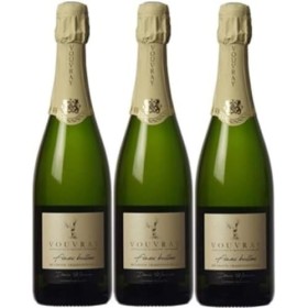 Vouvray 100% Chenin "méthode traditionnelle fines bulles" récoltant, 3 x 75cl.