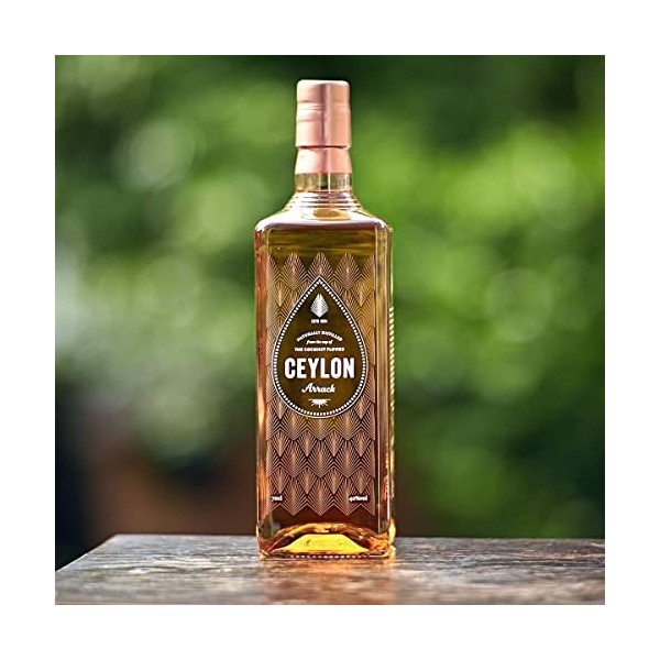 CEYLON ARRACK - Eaux de vie de plantes - 40% Alcool - Origine : Sri Lanka - Bouteille 70 cl