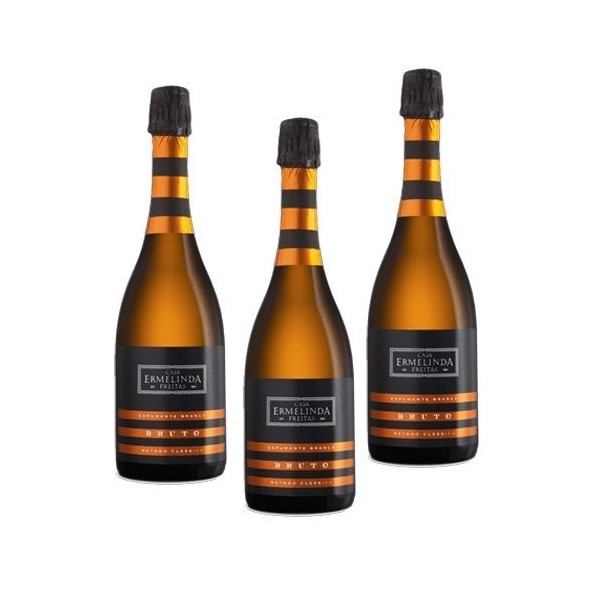 Casa Ermelinda Freitas Brut - Vin Pétillant - Lot de 3
