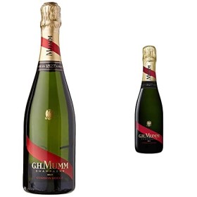 MUMM Champagne Cordon Rouge, Brut, non-millésimé, 75cl & Champagne Cordon Rouge, Brut, non-millésimé, 37,5 cl