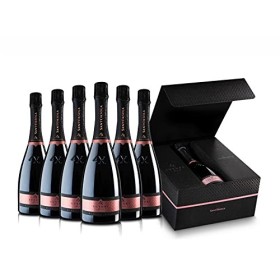 SantOrsola Prosecco D.O.C. Rosè LX Brut Millesime Sec Vin Petillant Italien Set de 6 Bouteilles x 75 cl, 750 milliliters