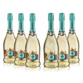 Canti Asti D.O.C.G. Liberty Vin Petillant Doux Italien - 6 Bouteille x 75cl