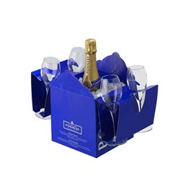 POMMERY Champagne Brut Royal Tasting Box 1 Bouteille + 4 Flutes 0.75 L