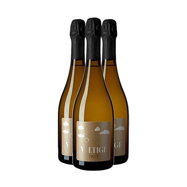 Vin Mousseux Voltige Brut - Blanc 2022 - Le Gravillas - Vin Blanc 3x75cl Effervescent
