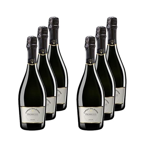 Lot 6x Prosecco extra sec - Bouteille 750ml