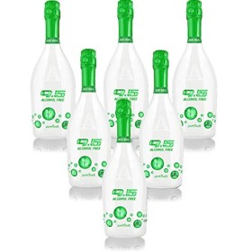 9.5 Cold Wine Alcohol Free ZEROTONDO vin pétillant ASTORIA Vin mousseux italien sans alcool 6 bouteilles 75 cl. 