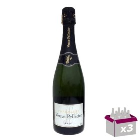 3x Champagne Veuve Pelletier Brut - 3x75cL