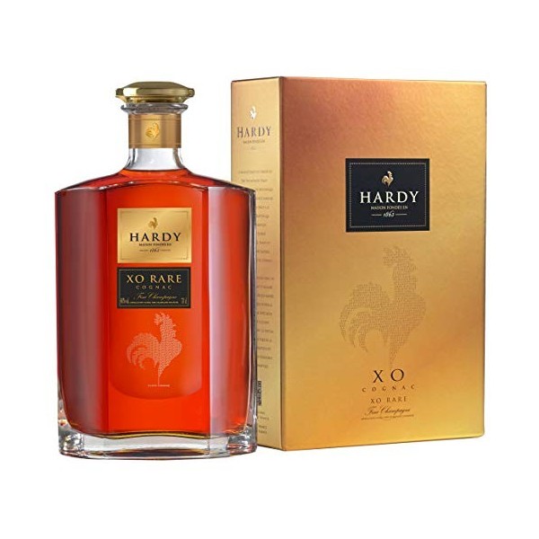 Hardy Cognac XO RARE Cognac Fine Champagne 40% Vol. 0,7l in Giftbox