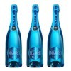 Lot 3 Luc Belaire Bleu Fantôme bouteilles lumineuses - 3x75cl