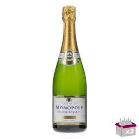 3 Champagne Heidsieck & C° - White Top Blanc de Blancs - 3x75cL