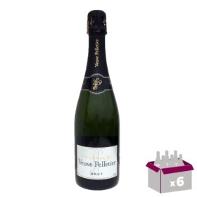 6x Champagne Veuve Pelletier Brut - 6x75cL