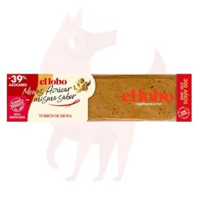EL LOBO - Touron de Jijona Moins de sucre, même saveur, qualité suprême, gourmandise typique de Noël, sans édulcorants ajouté