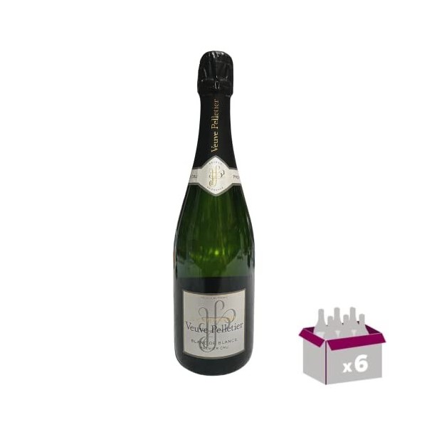 6x Champagne Veuve Pelletier Blanc de Blancs Premier Cru - 6x75cL