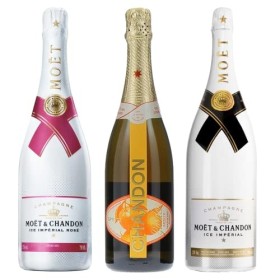 LOT CHANDON 3x75cL&nbsp;: Moët Ice Blanc + Moët Ice Rosé + Garden Spritz