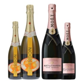 LOT CHANDON 4x75cL : 2 Moët Rosé + 2 Garden Spritz